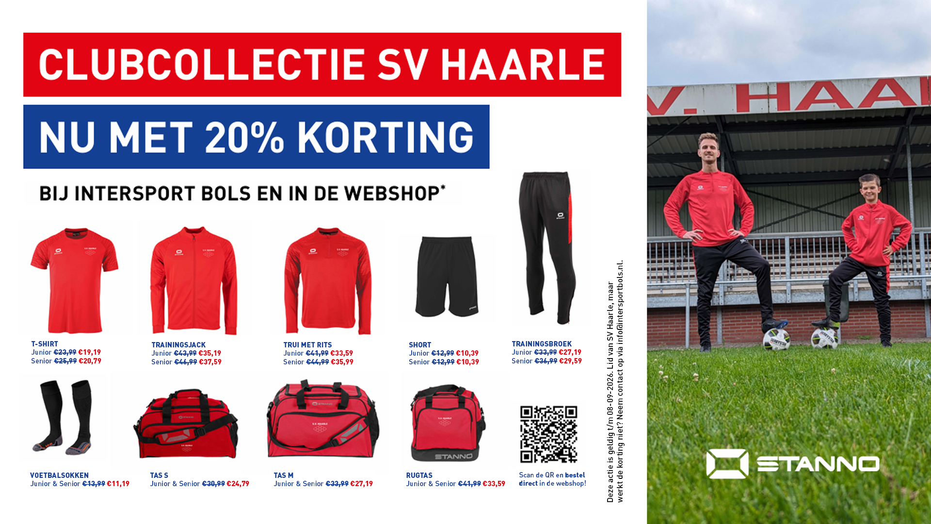 Clubkleding en accessoires
